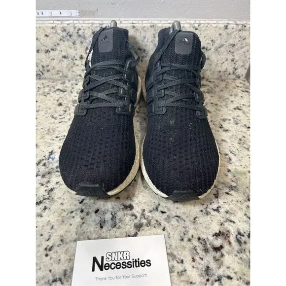 Adidas Womens Ultra Boost BB6149 Black Running Shoes Sneakers Size 9 - Picture 2 of 9